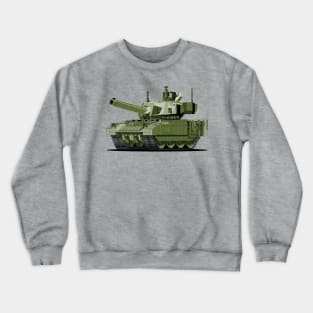 Cartoon modern armored tank Crewneck Sweatshirt
